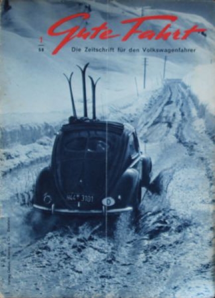 "Gute Fahrt" Volkswagen Magazine 1958 (8521)